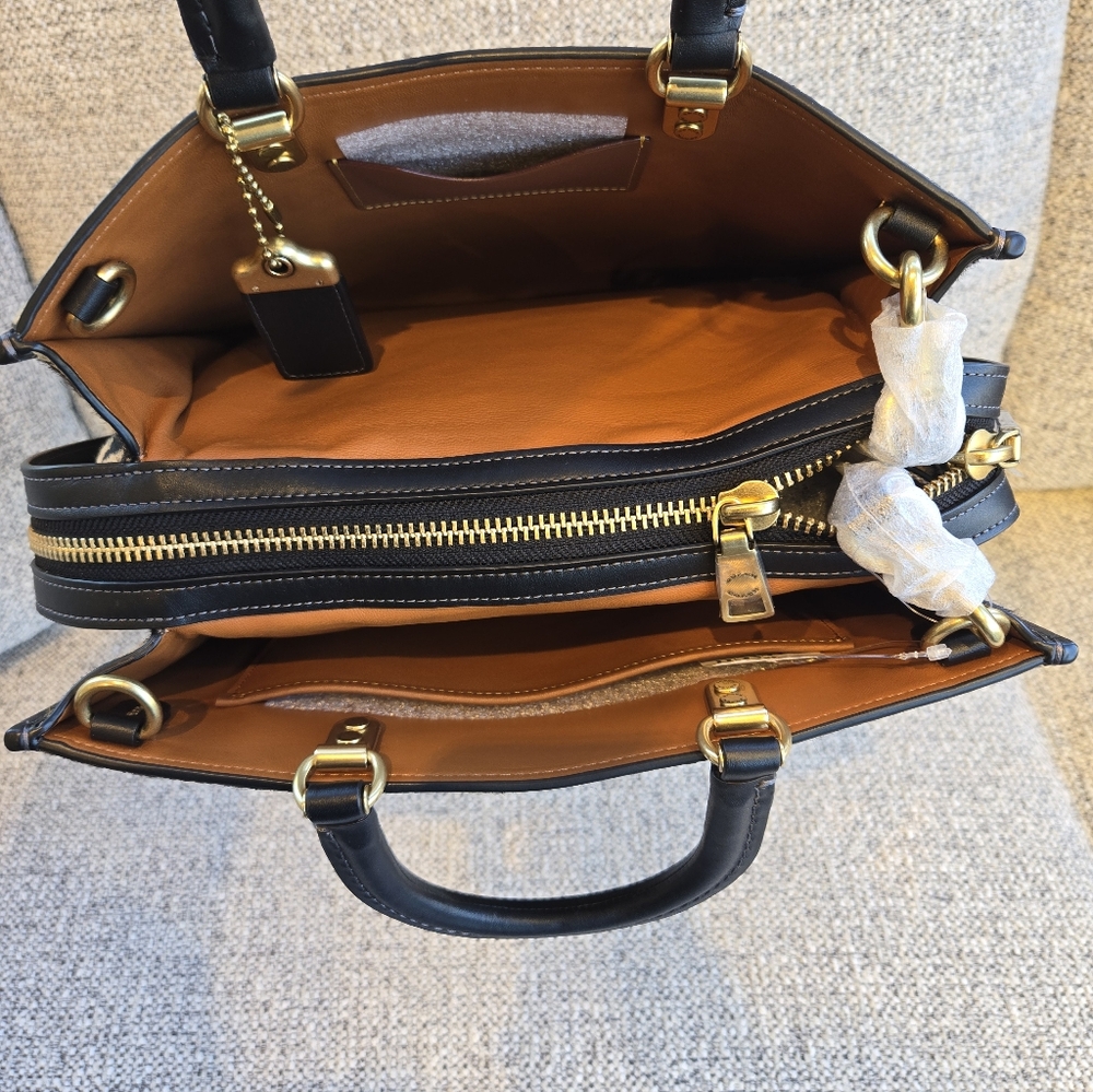 Coach Rogue 30 Leopard Print - Picture 13 of 16